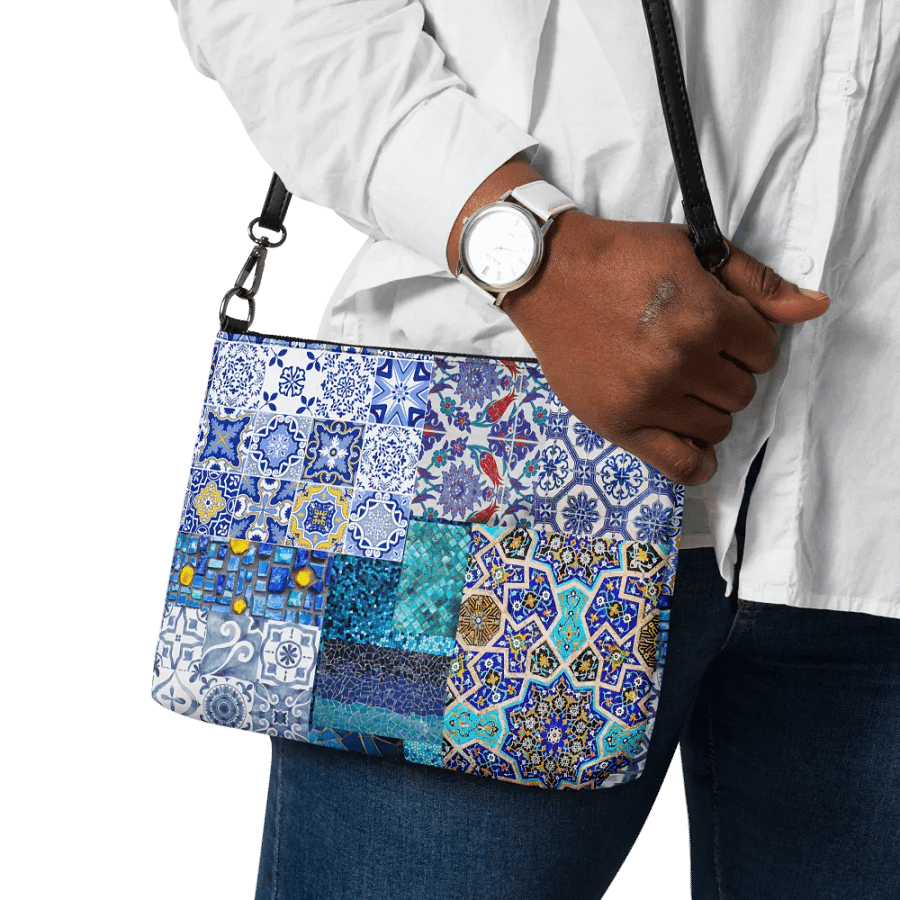 Maltese Tile Mosaic Crossbody Bag product image (11)