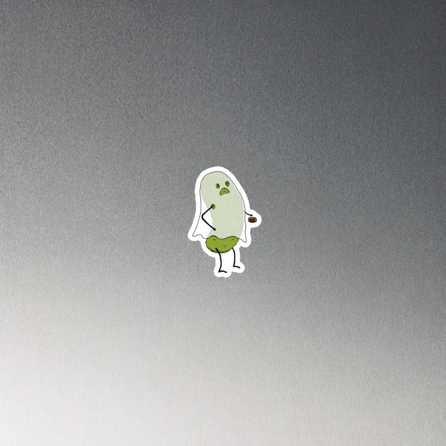 Trick or Treat Pickle magnet product image (2)
