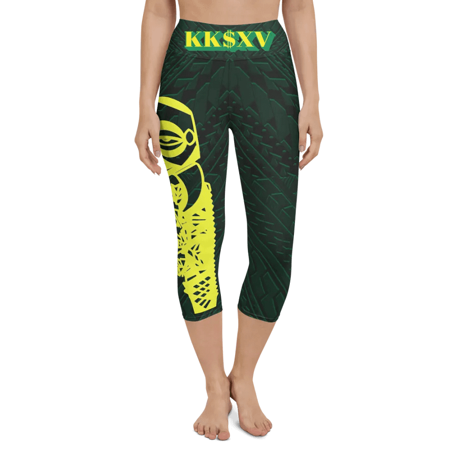 Tatau Korare Tiki Yoga Capri Leggings product image (10)