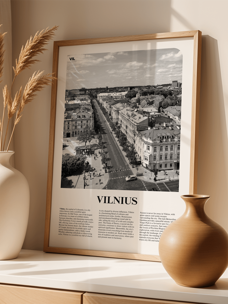 Vilnius 01 Newspaper Poster product image (5)