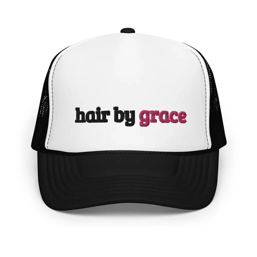 hair by grace trucker hat product image (1)