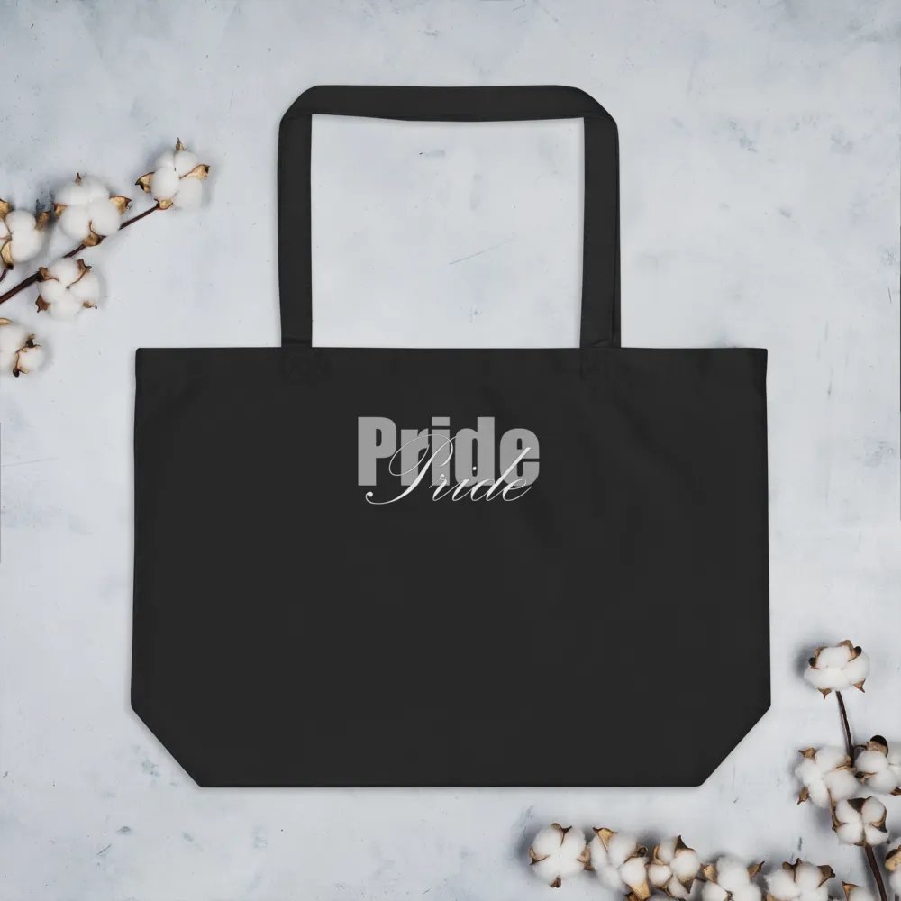 Crystal Pride Heart Cotton Tote Bag product image (8)