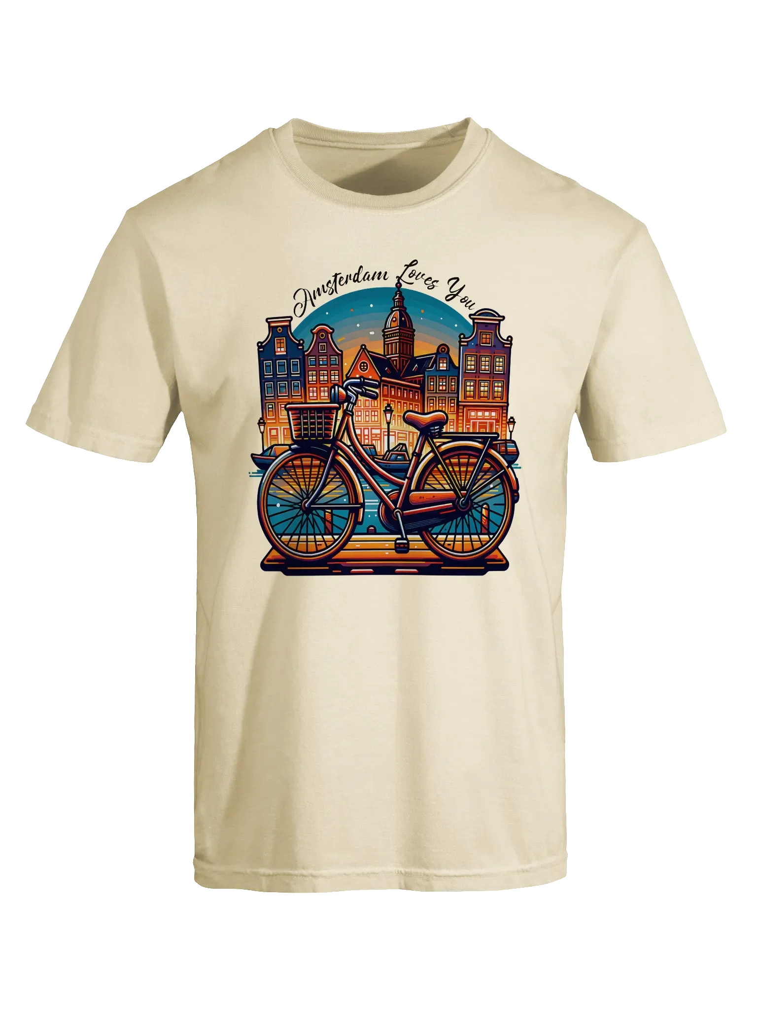 Amsterdam Loves You Relaxed Fit Unisex T-Shirt product image (3)