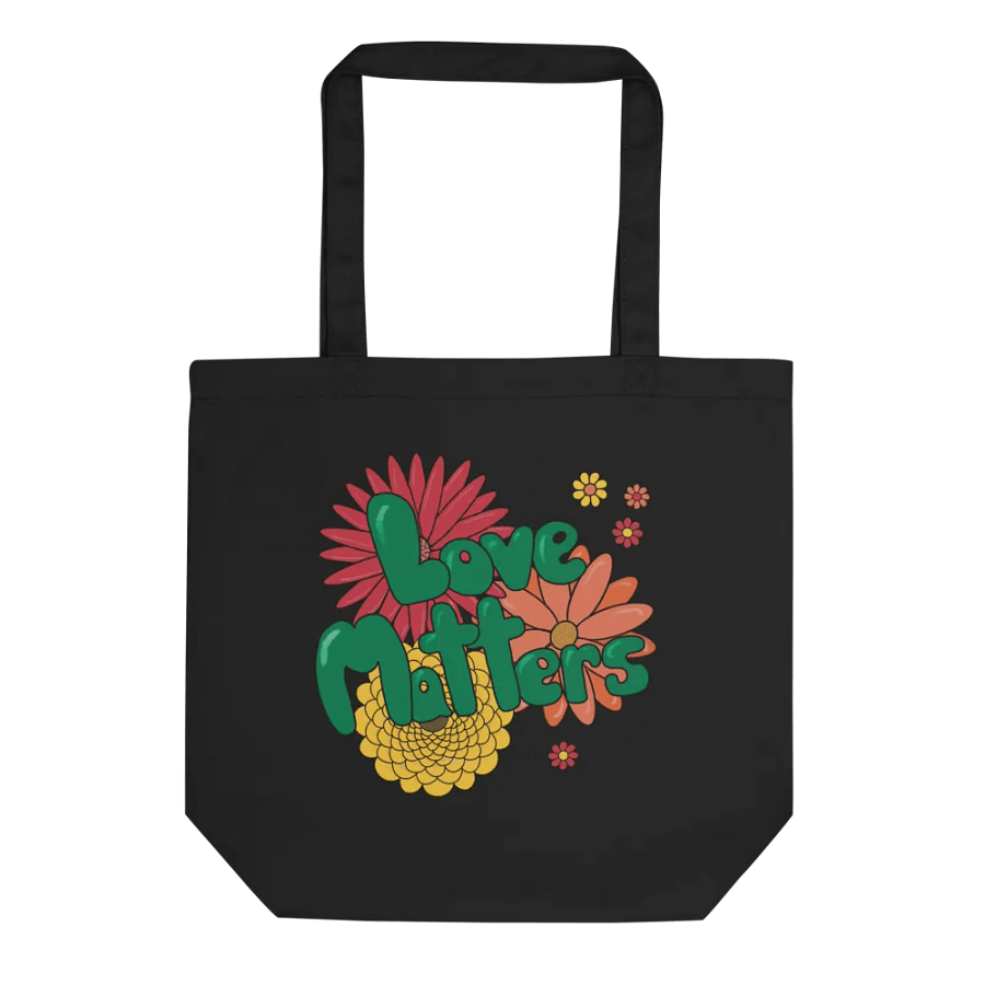 Love Matters Floral Tote Bag product image (4)