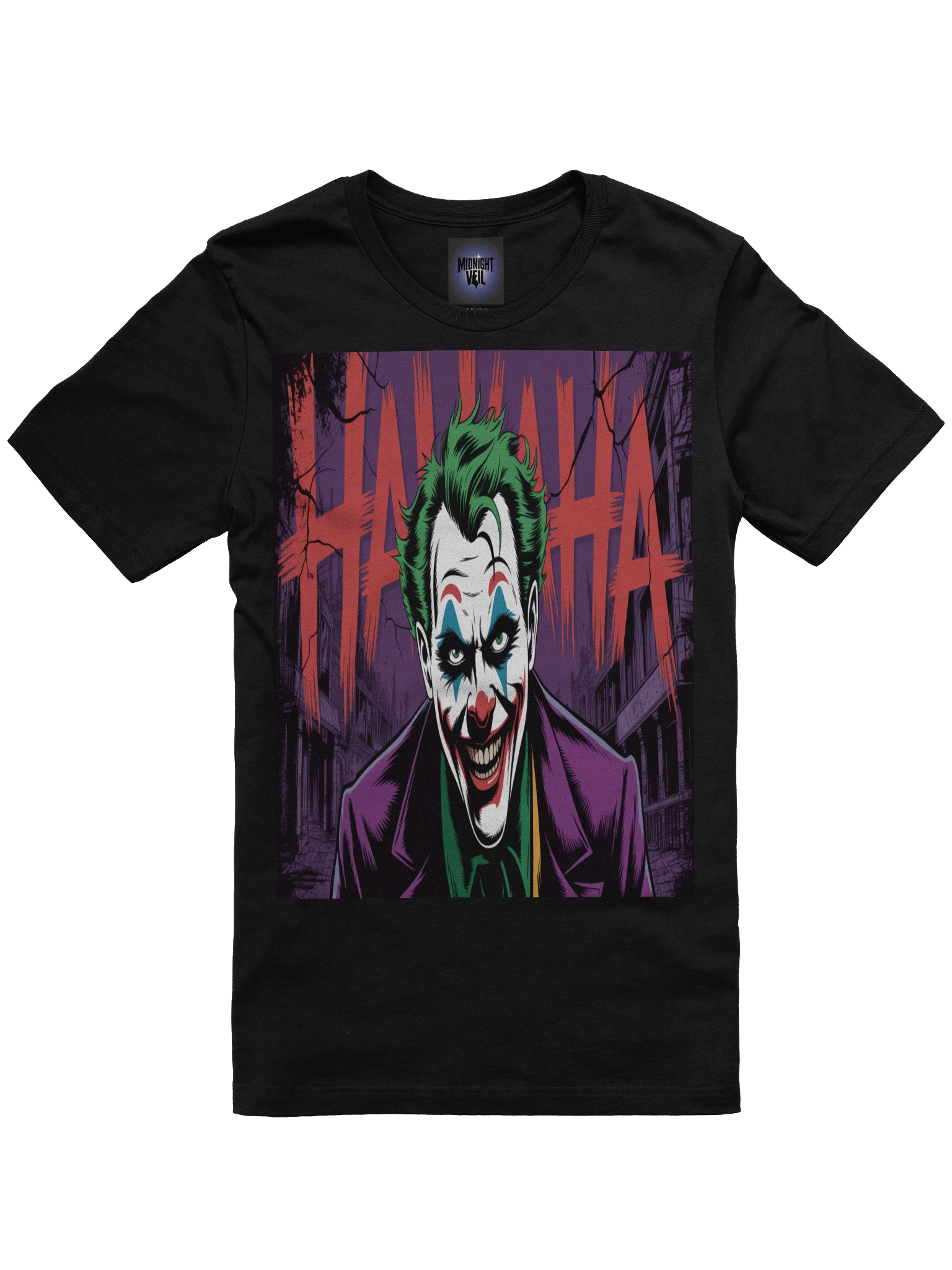 Joker 'HAHAHA' Alleyway Cackle Supersoft T-Shirt product image (3)