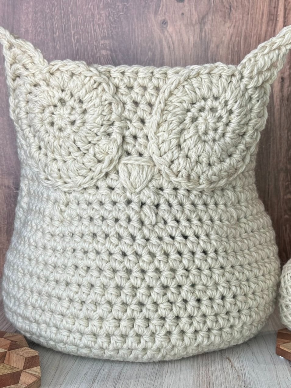 Owl Basket Crochet Basket product image (5)