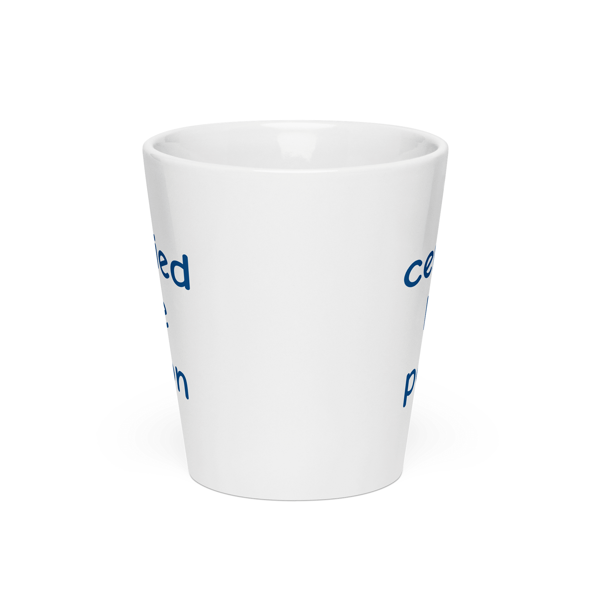 Certified Blue Person Latte Mug 12oz product image (3)
