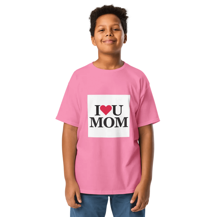 Kids Shirt Love Mom product image (1)