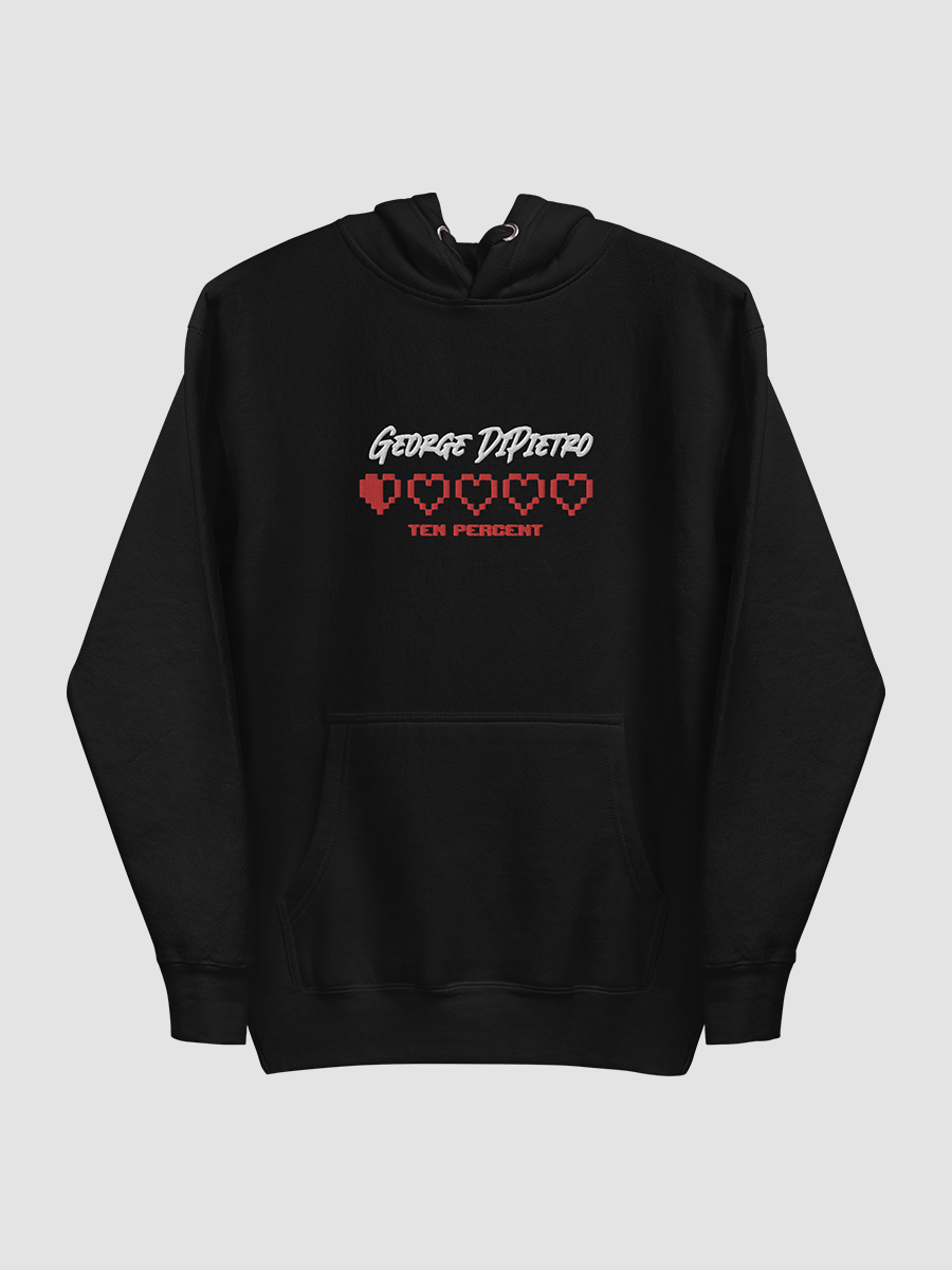 Unisex Embroidered Ten Percent Hoodie product image (3)