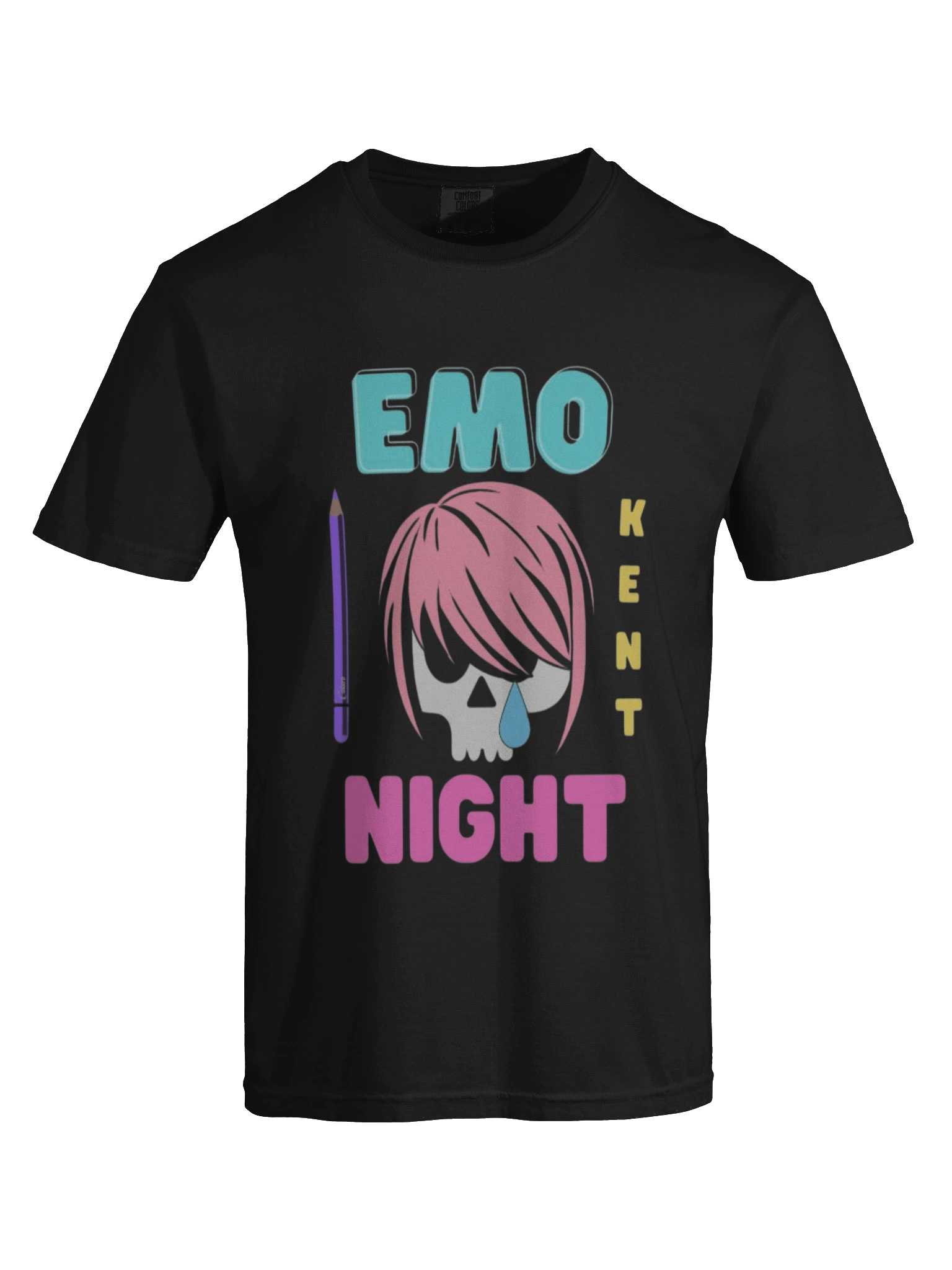 Emo Night Kent Sad Skull Shirt product image (7)