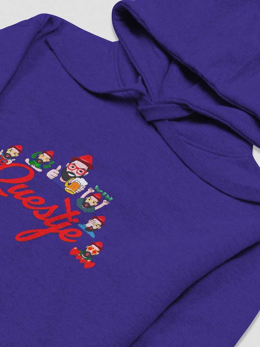 Questje Premium Hoodie emotes big logo product image (31)