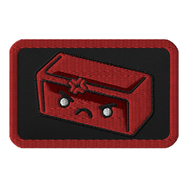 Angry Sample Embroidered Patch product image (1)
