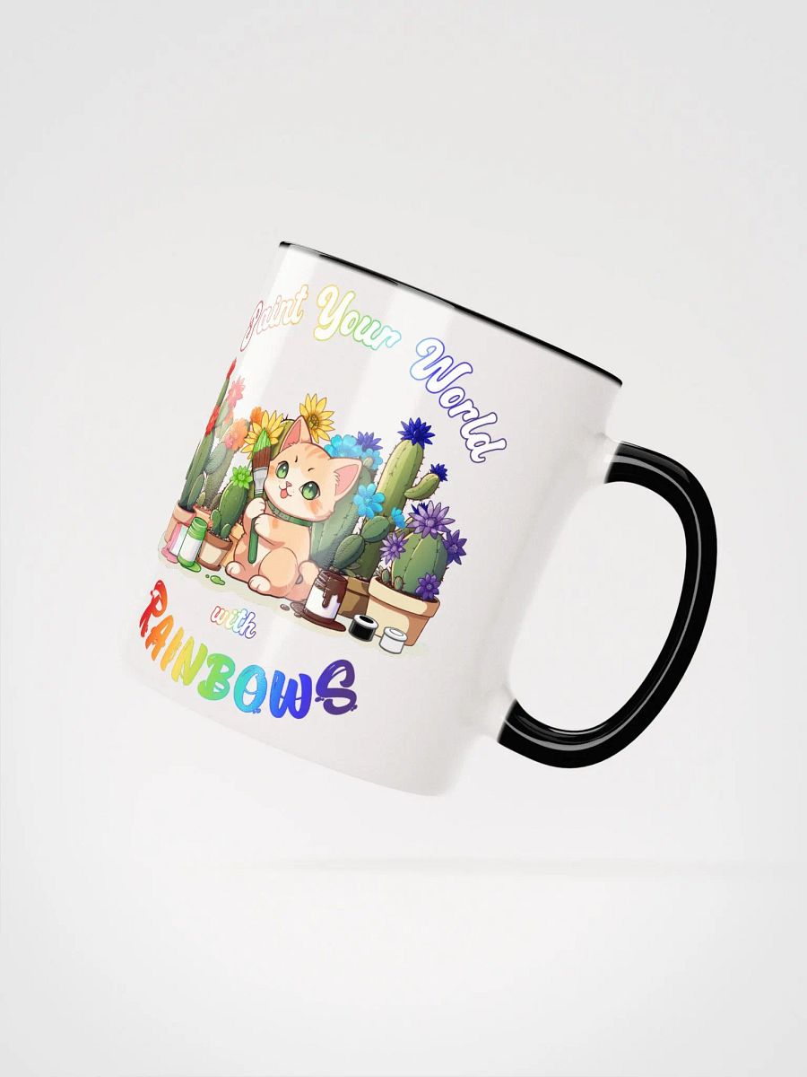 Rainbow Kitten Artist 2 Colors Mug product image (3)