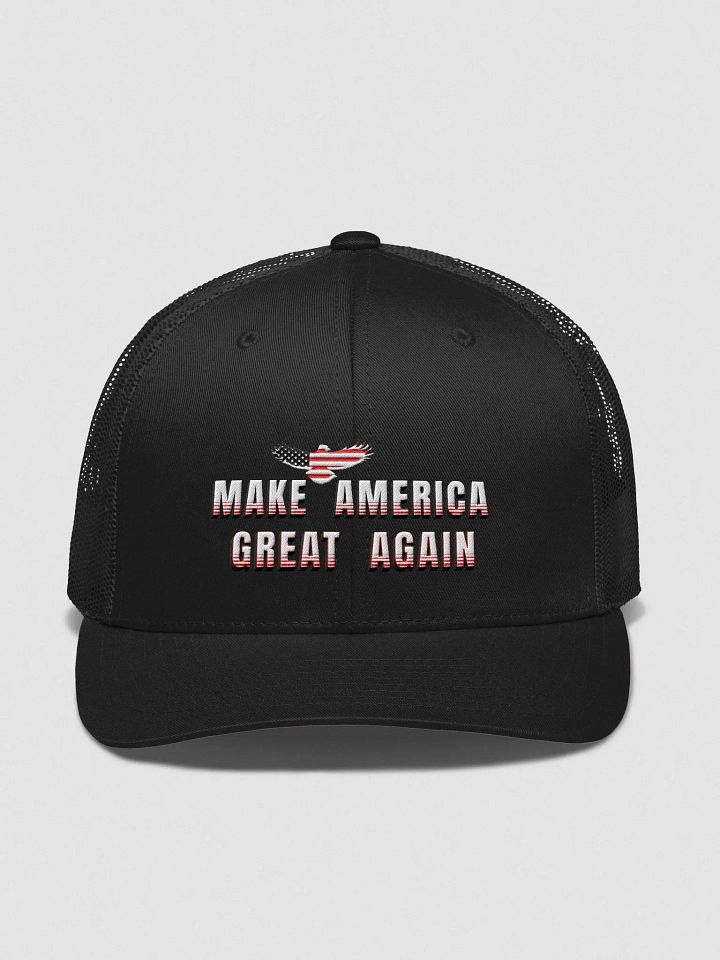 Maga retro trucker hat   Make America Great again with an eagle design product image (2)