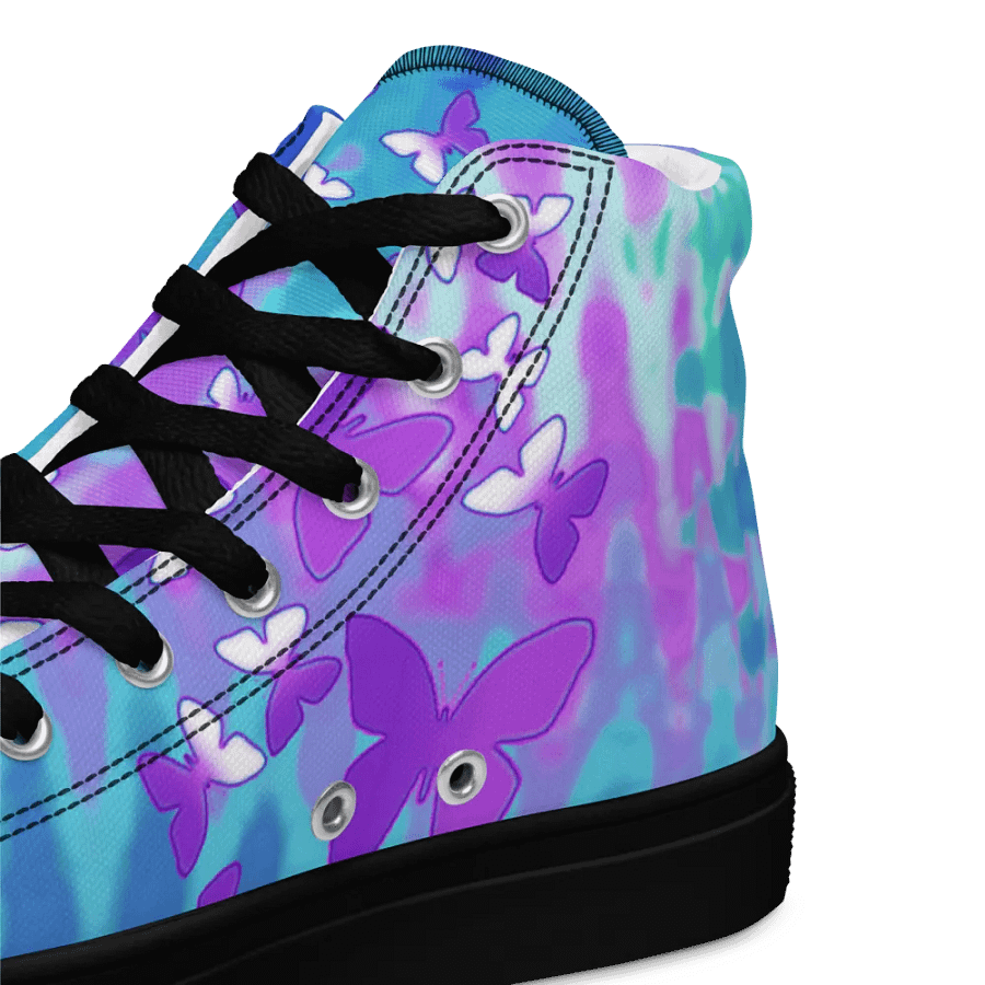 Butterfly shimmer High Top Canvas Shoes (womens) product image (10)
