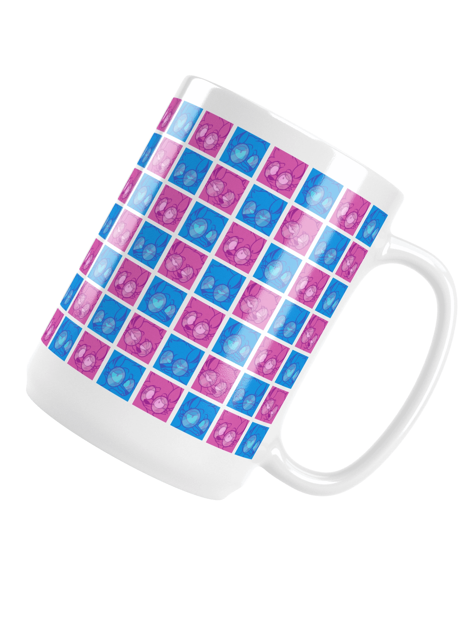 4 Moods Wolf Mug 🐺💙💜 product image (5)