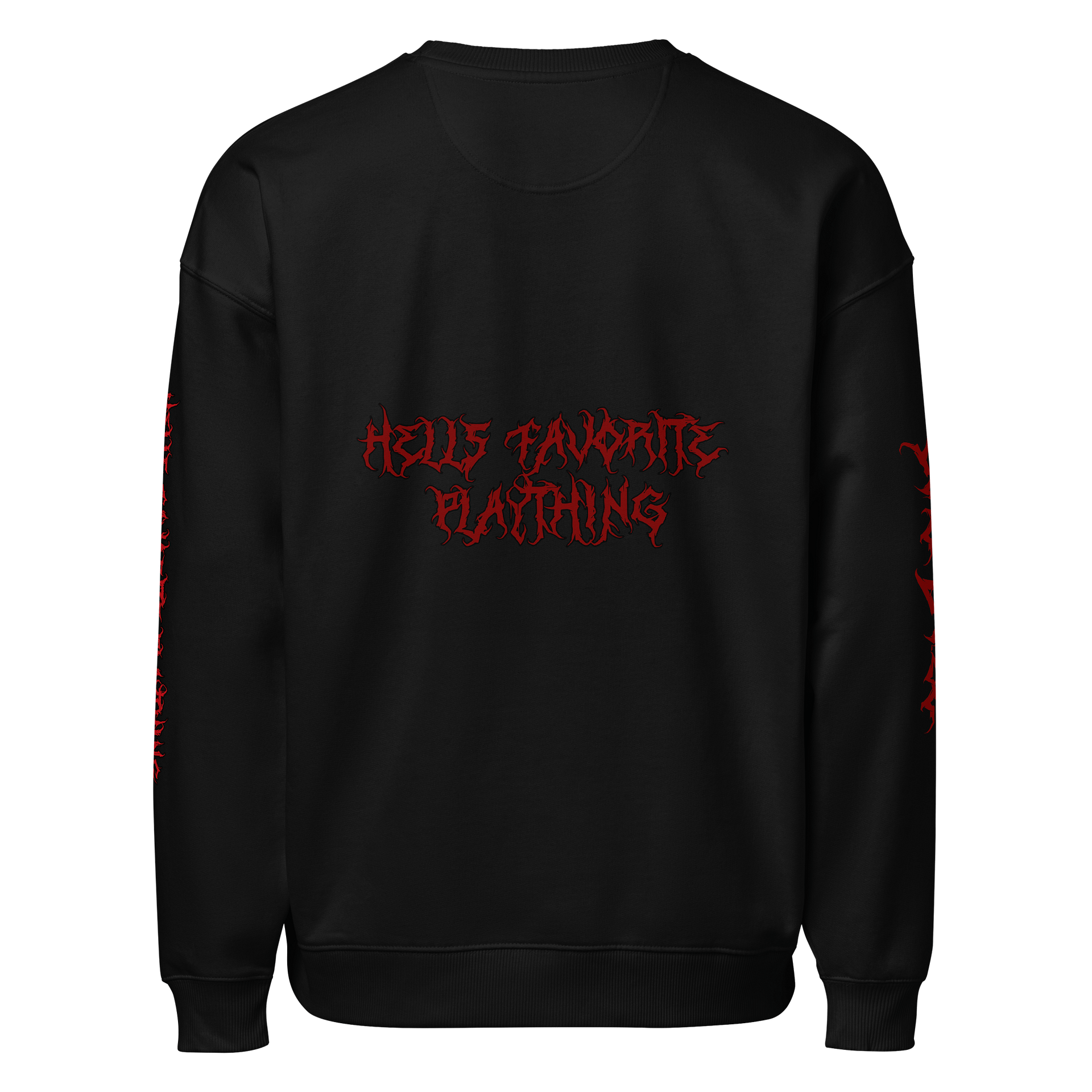 Evil Doll Unisex Organic Oversized Sweatshirt product image (2)