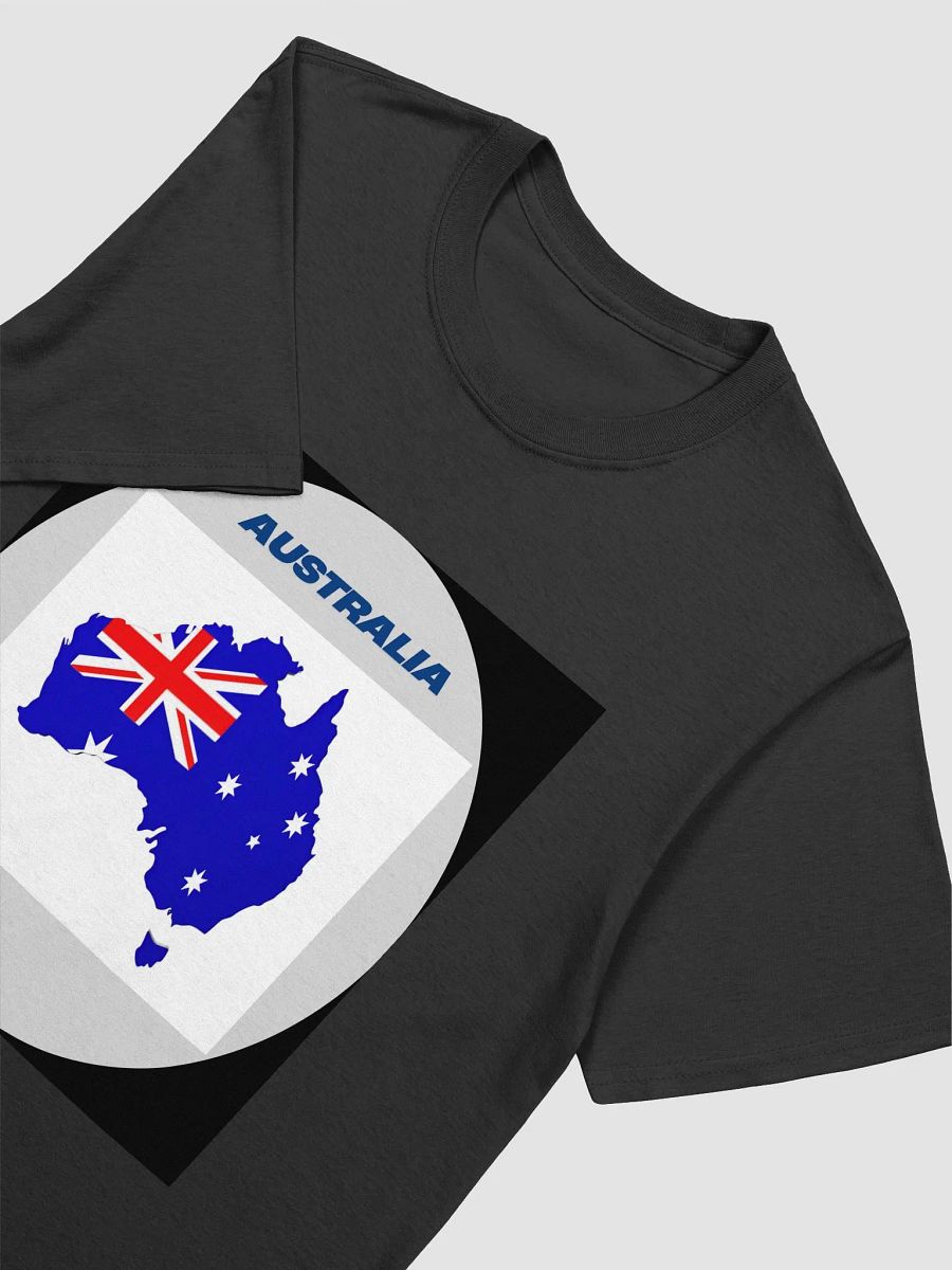 Australian Flag Map Unisex Softstyle T-Shirt product image (3)
