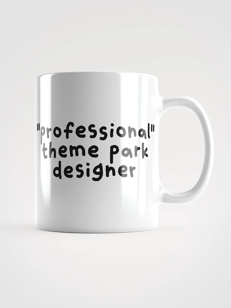 "Professional" Theme Park Designer White Mug product image (1)