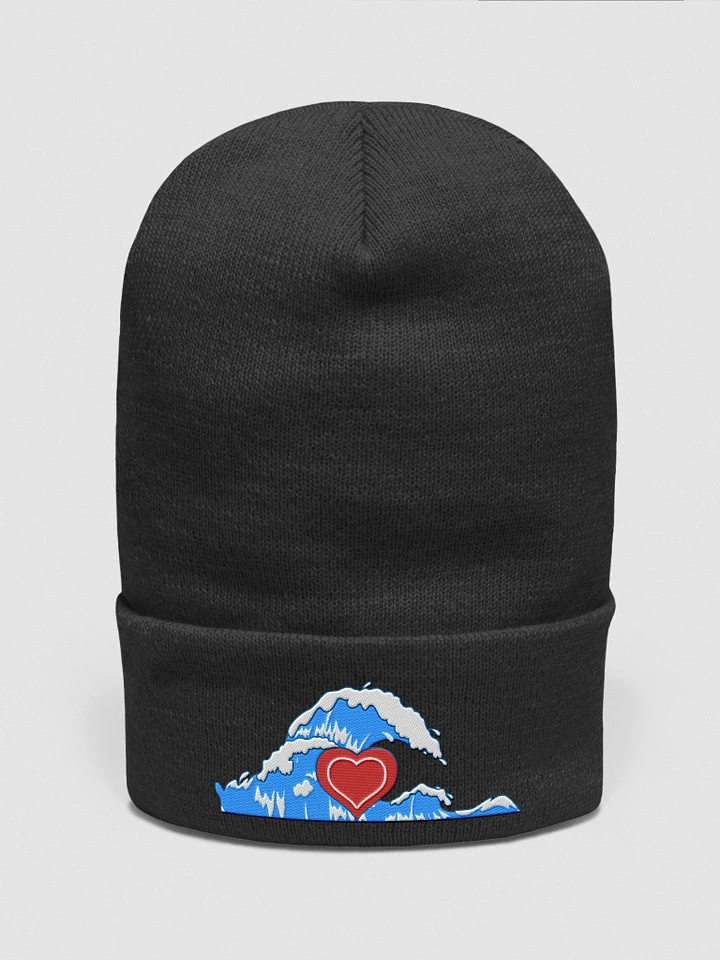 textless logo beanie product image (1)