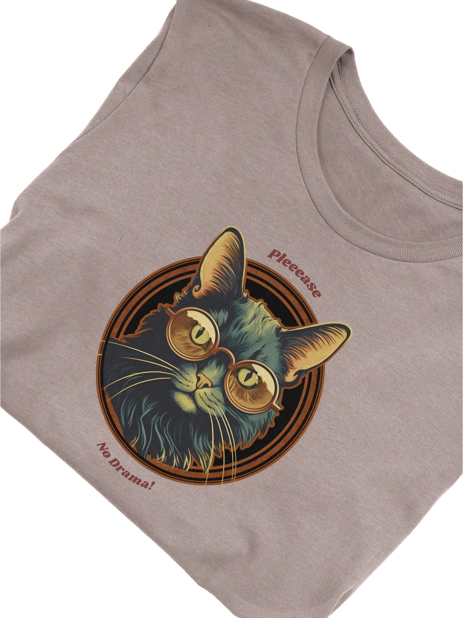 Smarty Cat Round Glasses Tee product image (3)