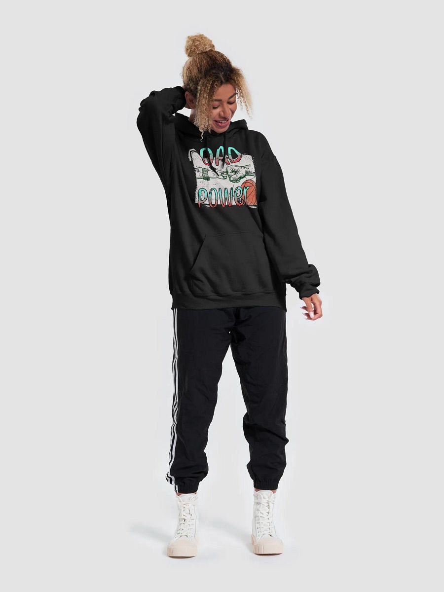Dad Power Basketball Fist Bump Hoodie product image (3)