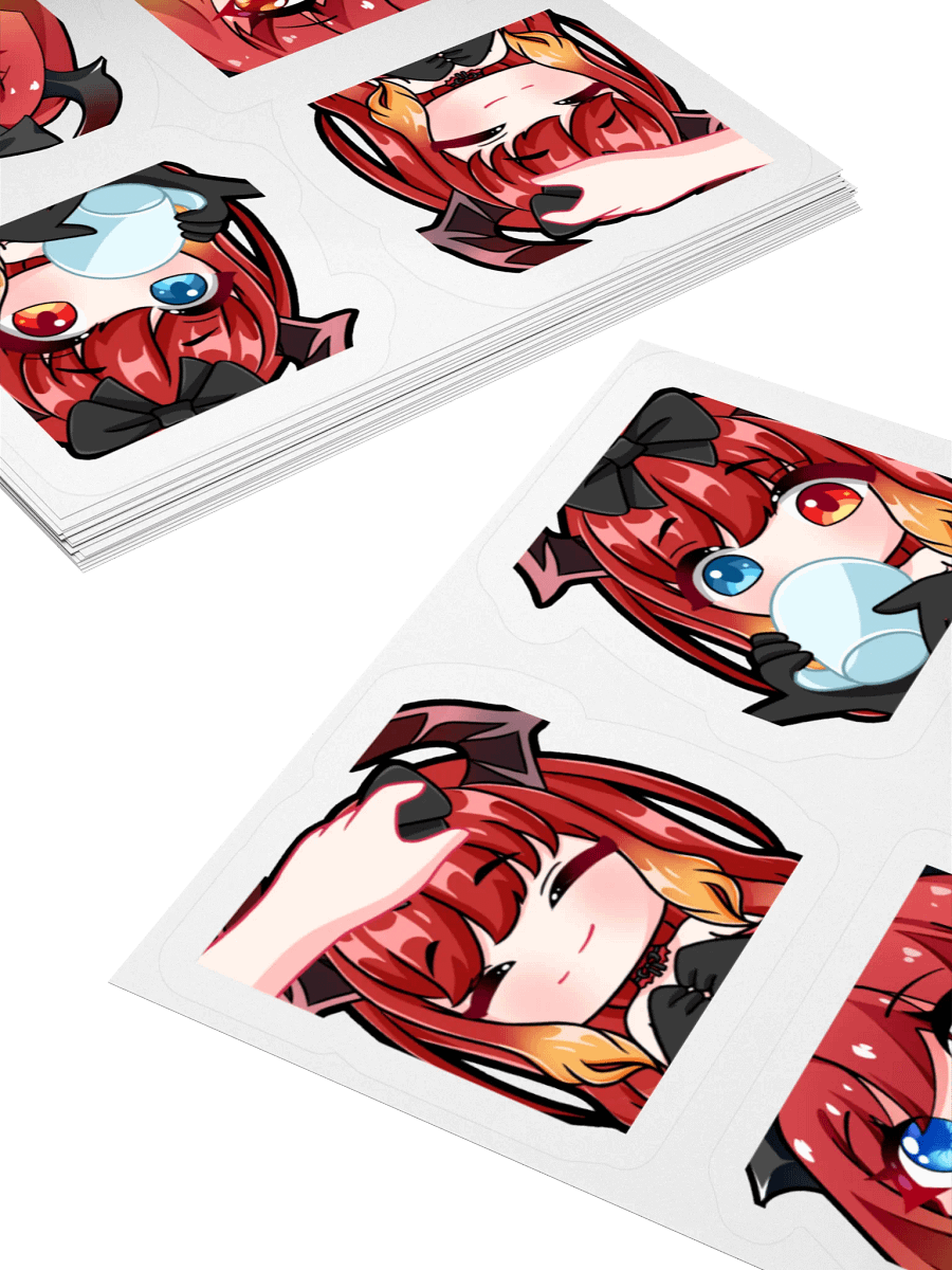 ScarLight Crimson, Emotive Sticker Set. product image (4)