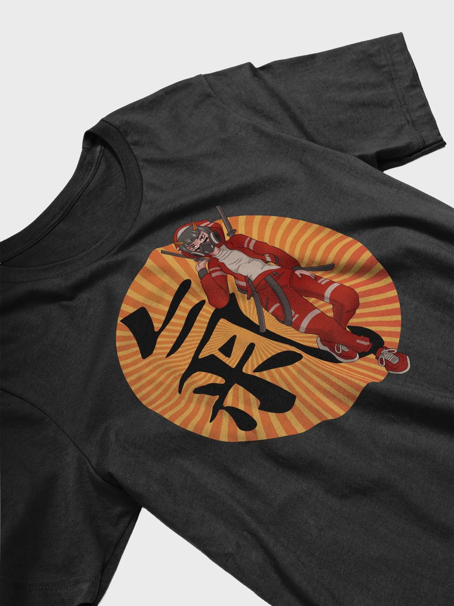 Anime Rising Sun Ninja T-Shirt product image (3)
