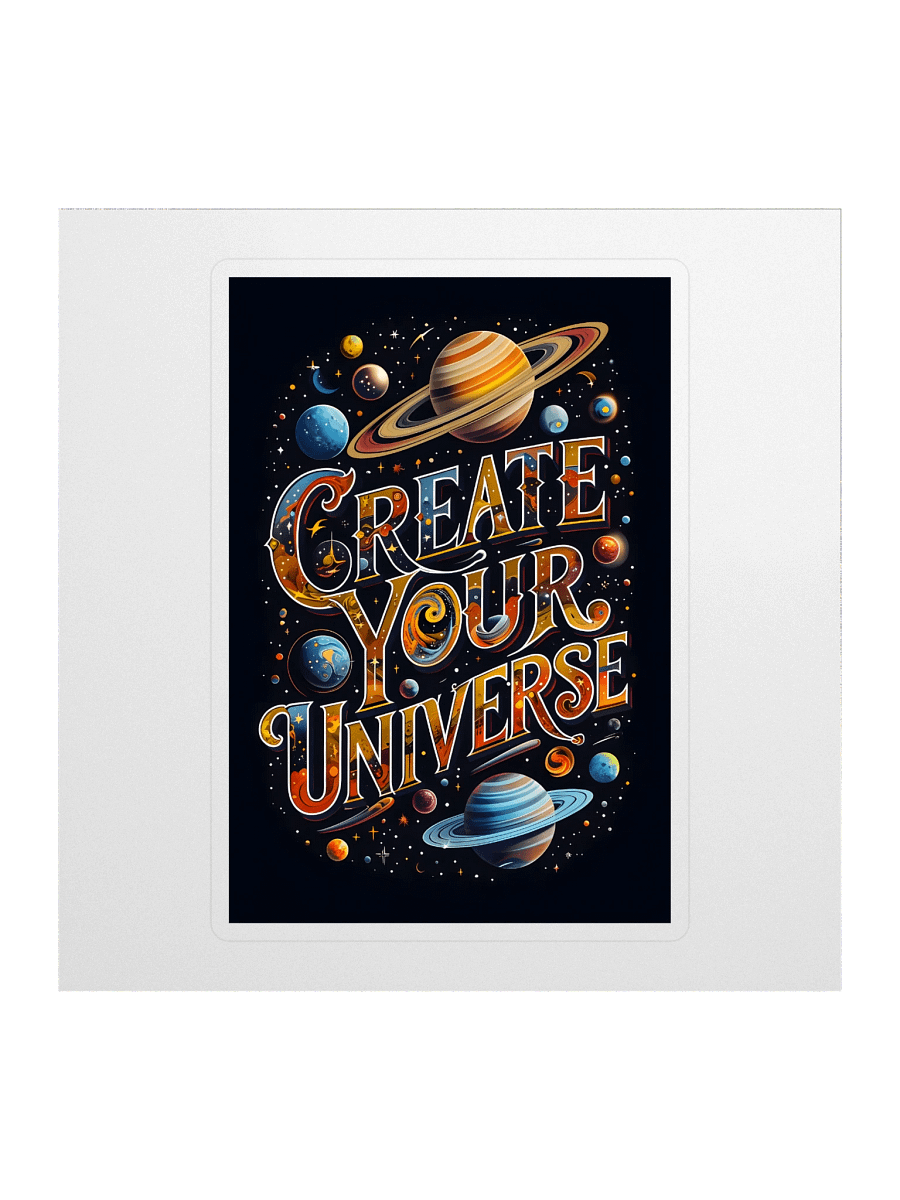 Create Your Universe Colour Burst Sticker product image (1)