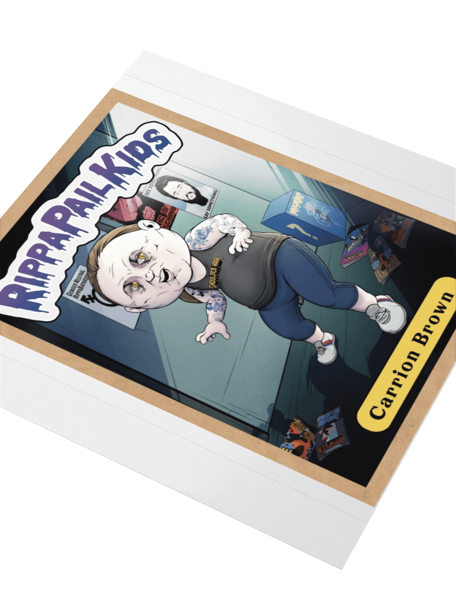 RippaPail Kids Carrion Brown Sticker product image (8)