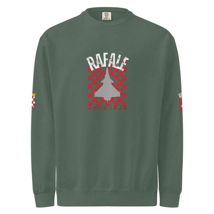 Rafale Fighter Jet CRO ARMY Unisex Sweatshirt product image (3)