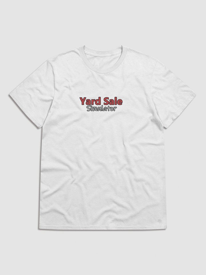 White Yard Sale Simulator T-Shirt product image (1)
