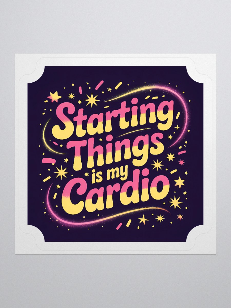 Human Design Manifestor Cardio Sticker product image (1)
