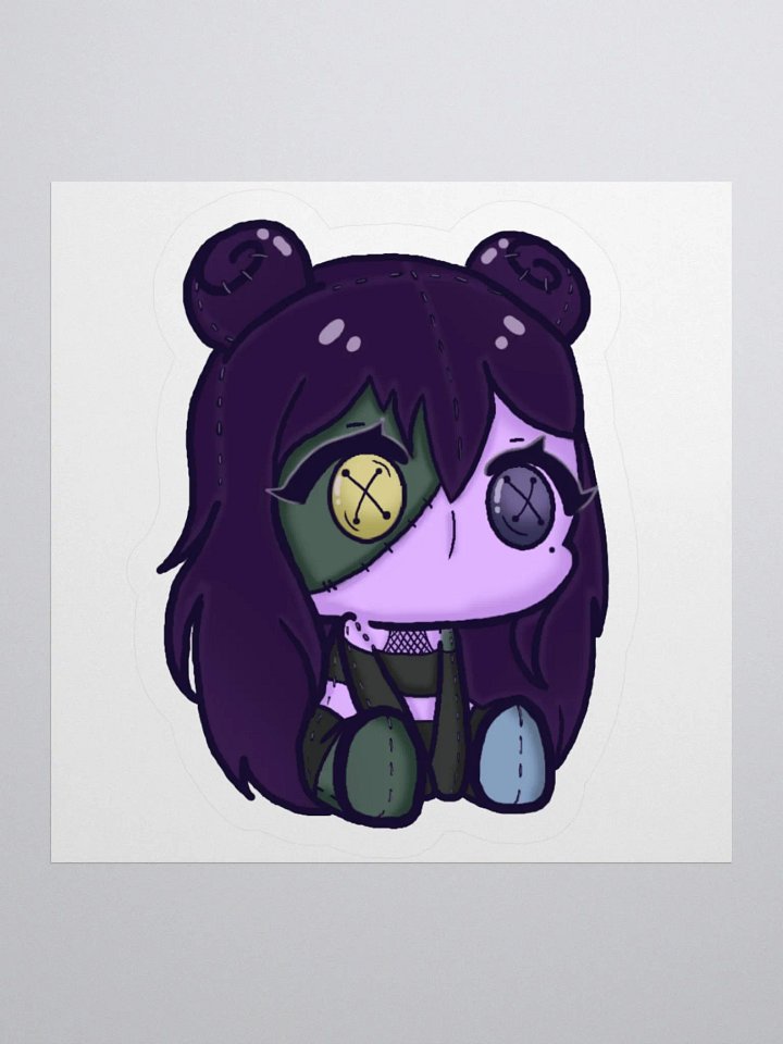 Ghoullish Plushie Kiss Sticker product image (2)