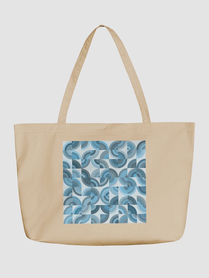 Geometric Blues Organic Tote product image (4)
