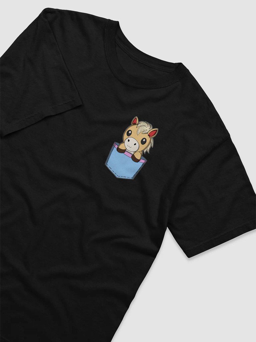 Pocket Waffle & Relatable Horses Hug T-Shirt | Cute Plush Horse Duo Tee | Cute Front & Back Print product image (25)
