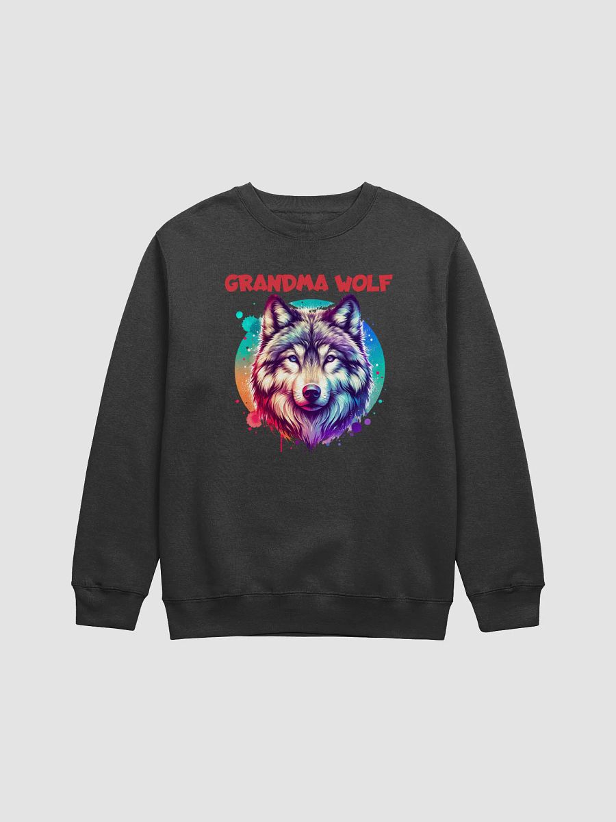 Vibrant Grandma Wolf Crewneck product image (3)
