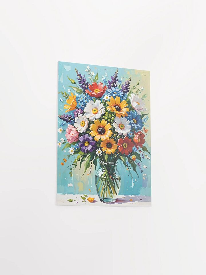 Harmony in Bloom: Vibrant Floral Bouquet Wall Art product image (2)