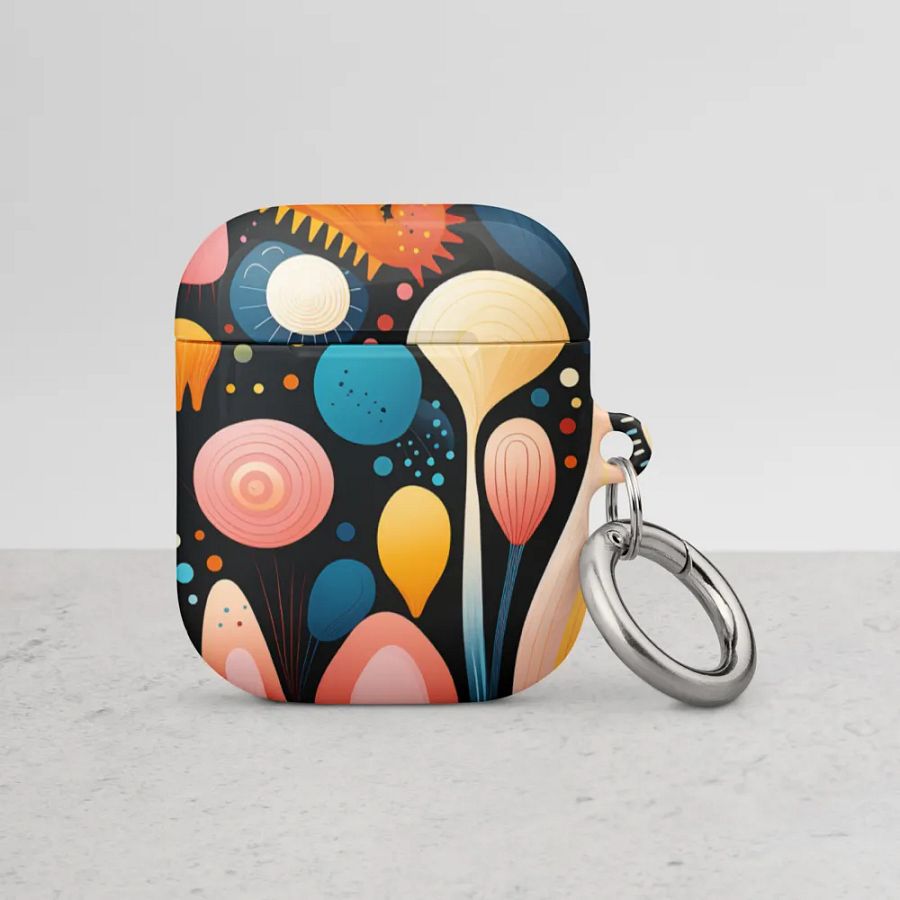 Cosmic Bloom All-Over Print AirPods® Case product image (9)