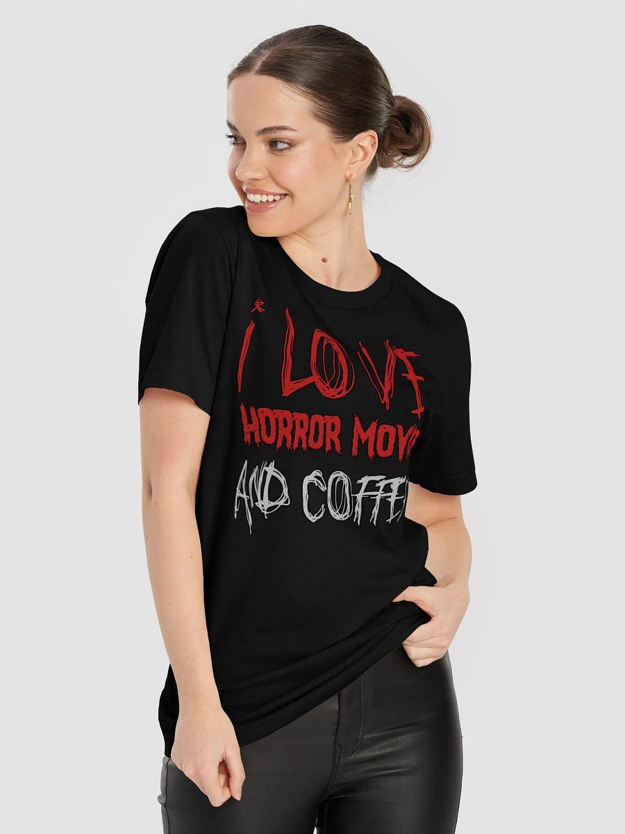 I Love Horror Movies And Coffee T-Shirt product image (37)