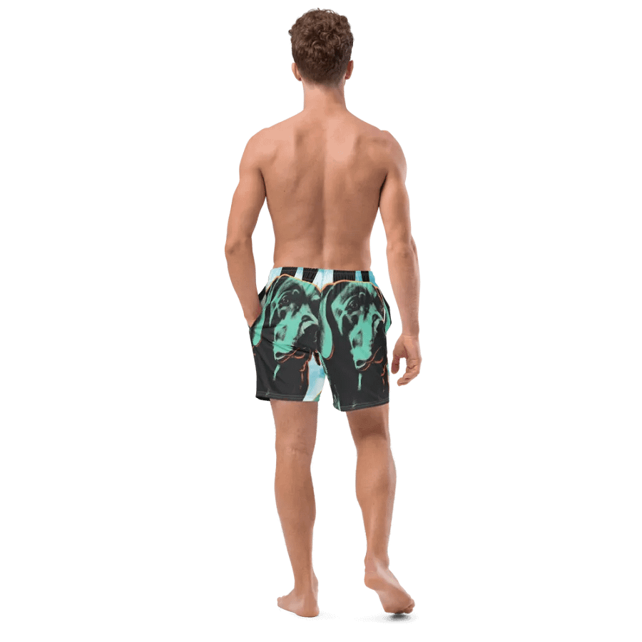 Pop Art Pup Swim Trunks product image (5)