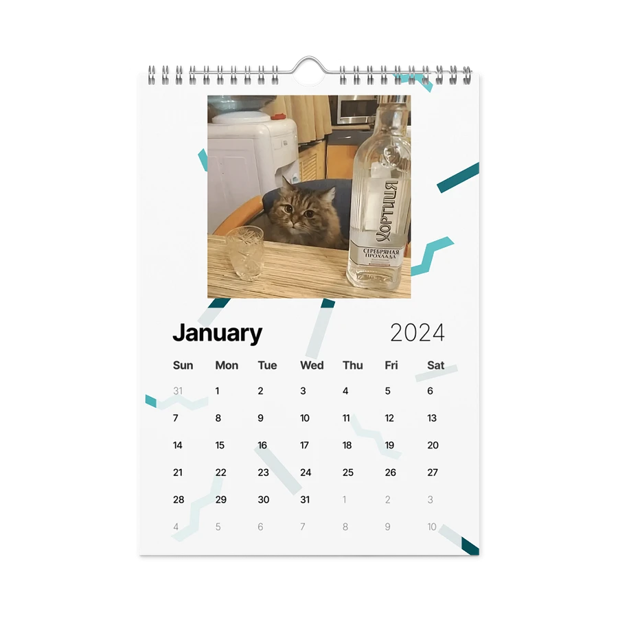 Wall Calendar (2024): Meme Cats product image (8)