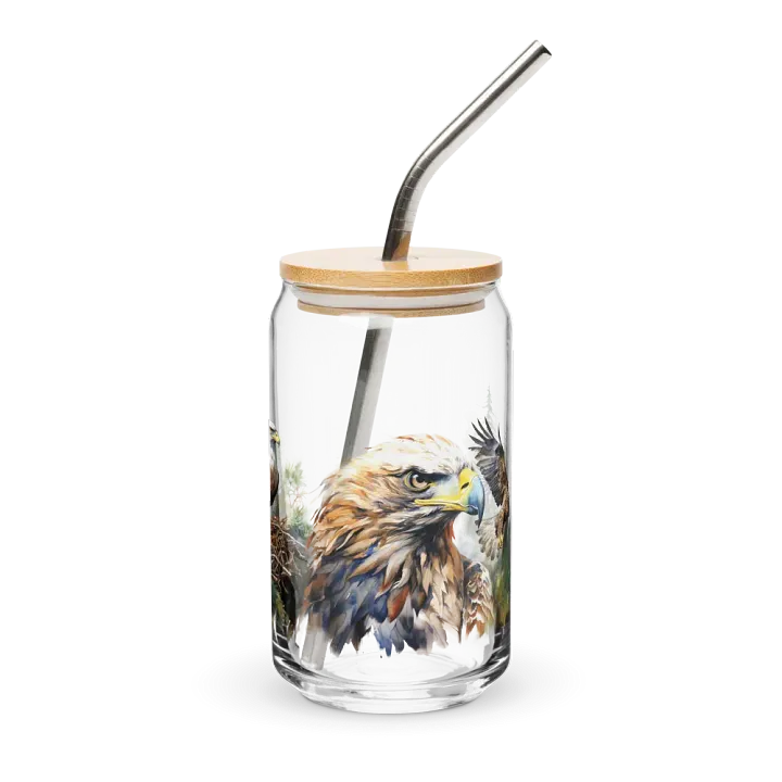 Eagles Flight Glass Can Sipper product image (1)