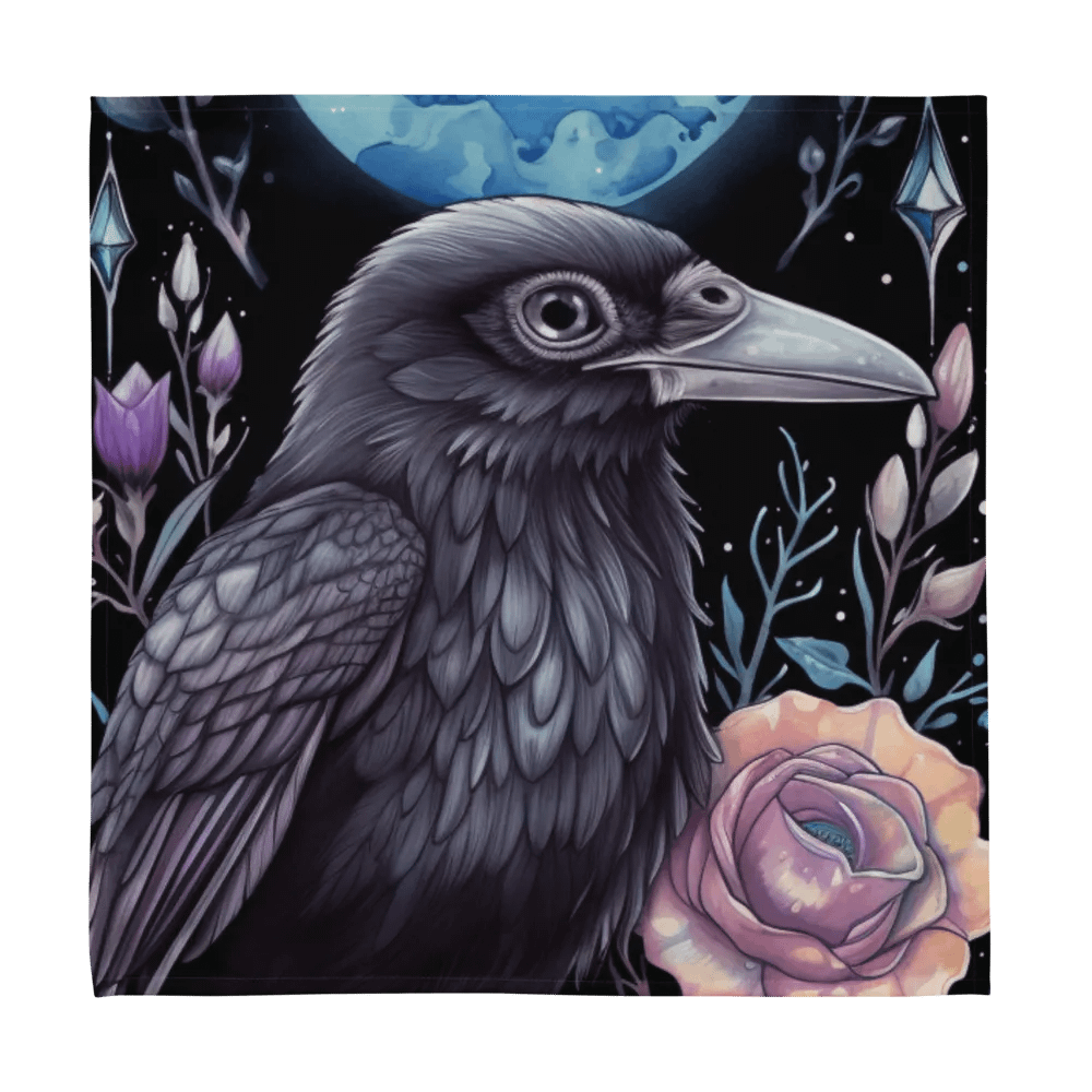 Premium Cloth Napkin Set: Mysterious birds observe product image (7)