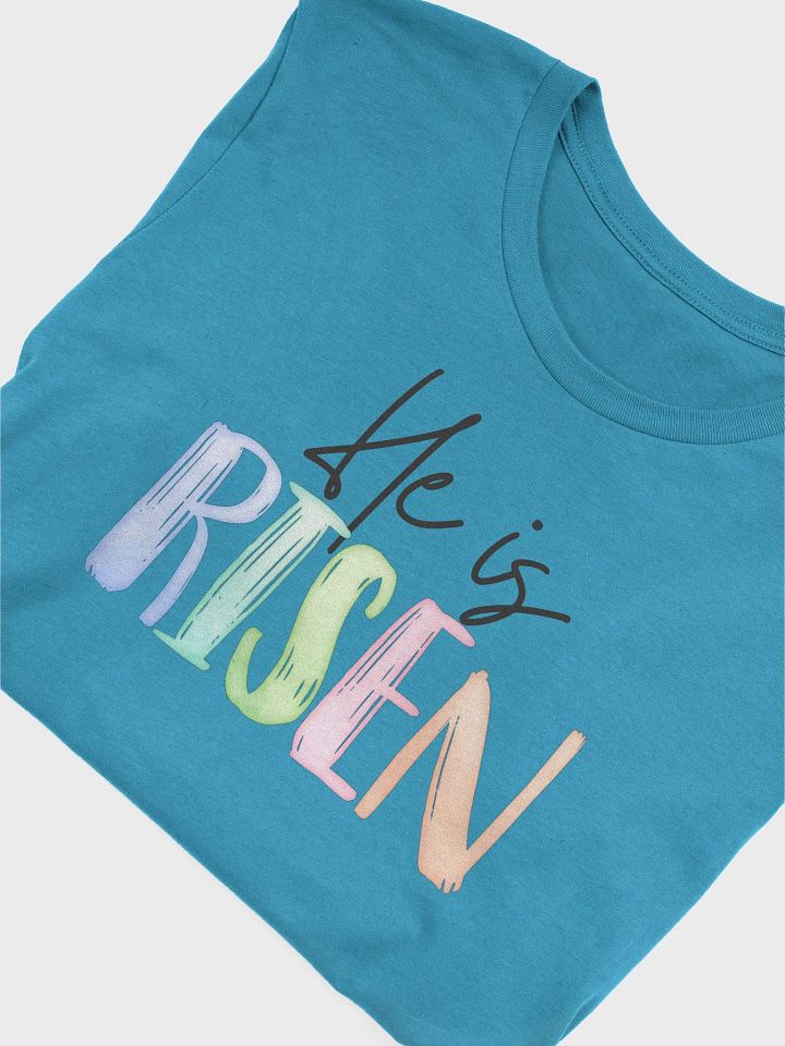 HE IS RISEN (Cursive + Watercolor) product image (1)