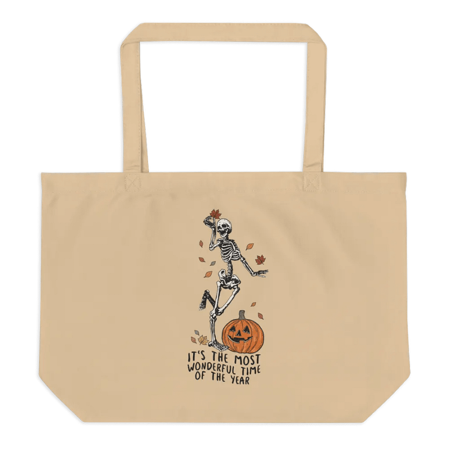 Festive Skeleton Organic Tote product image (6)