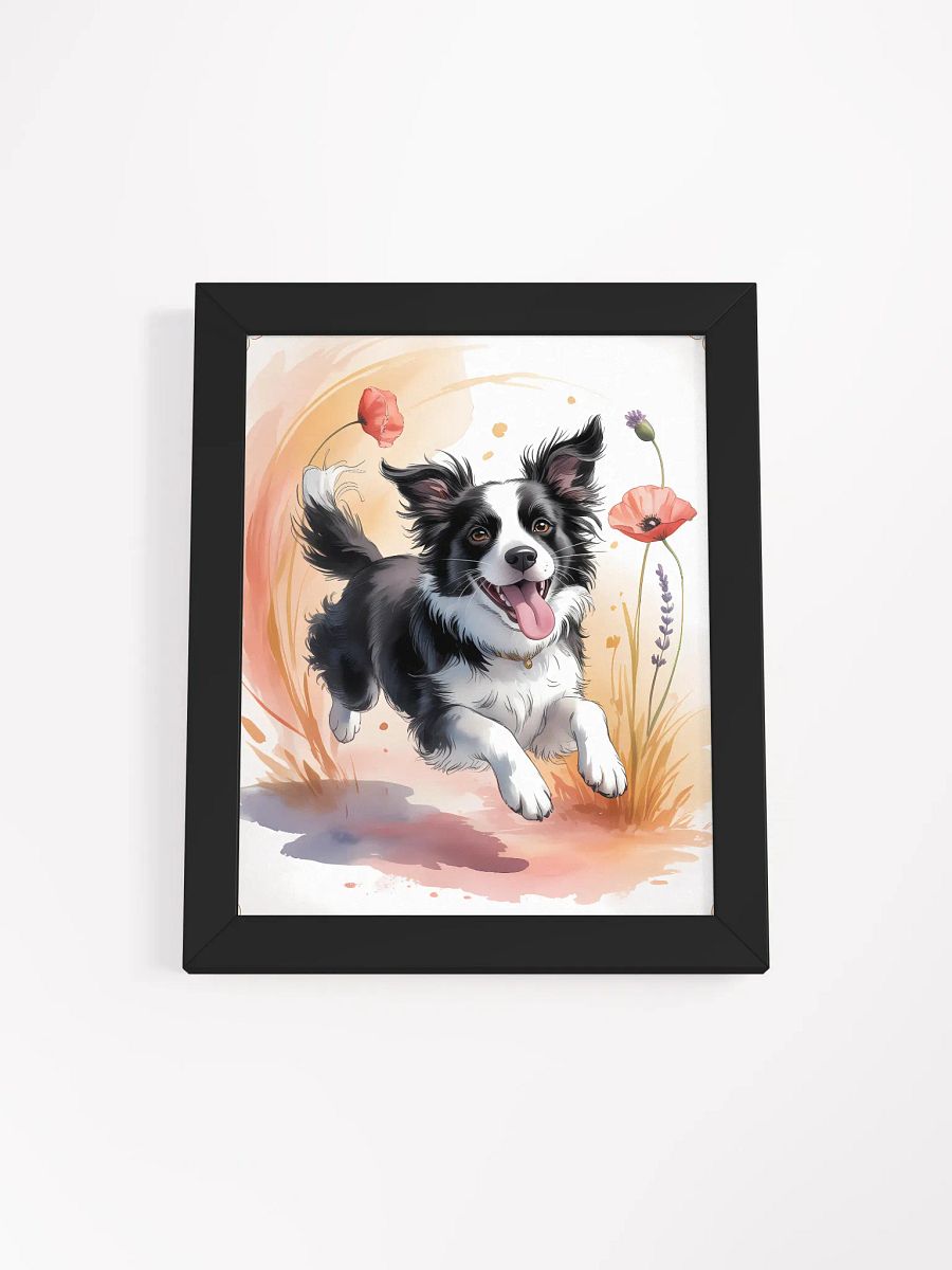 Joyful Border Collie Framed Poster product image (2)