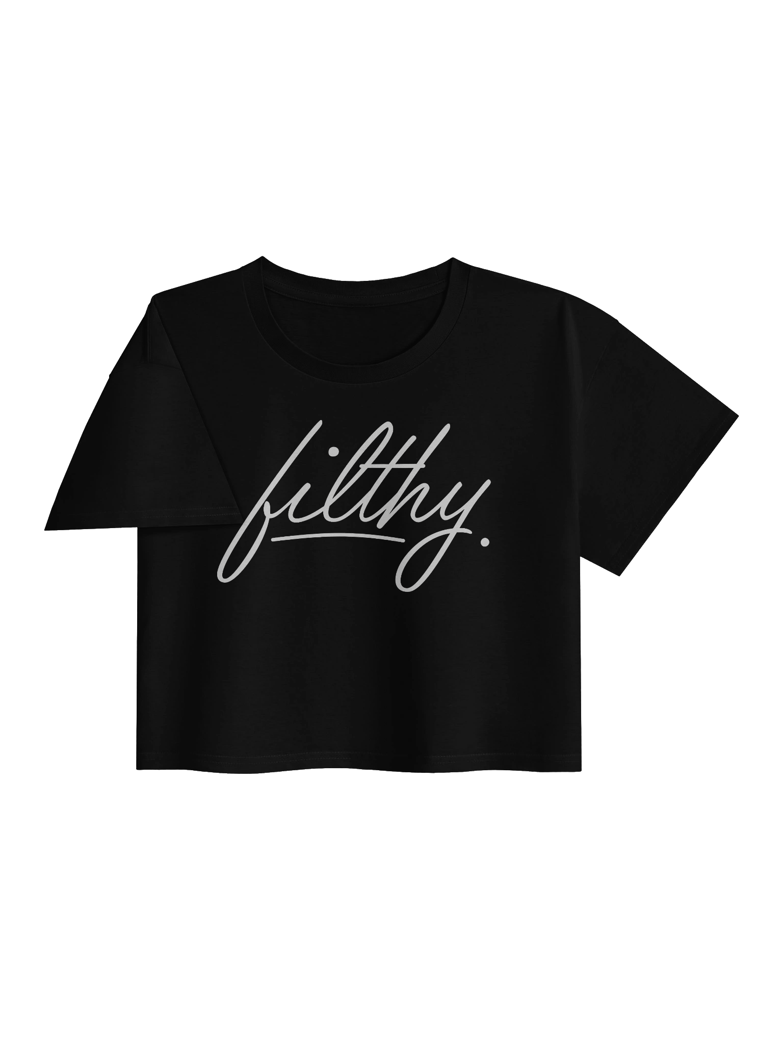 Signature Printed FILTHY crop top womens product image (3)