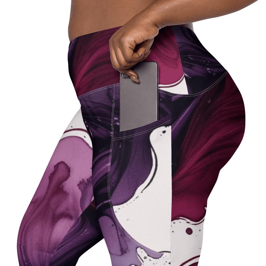 Blackberry Merlot Swirl Leggings product image (8)