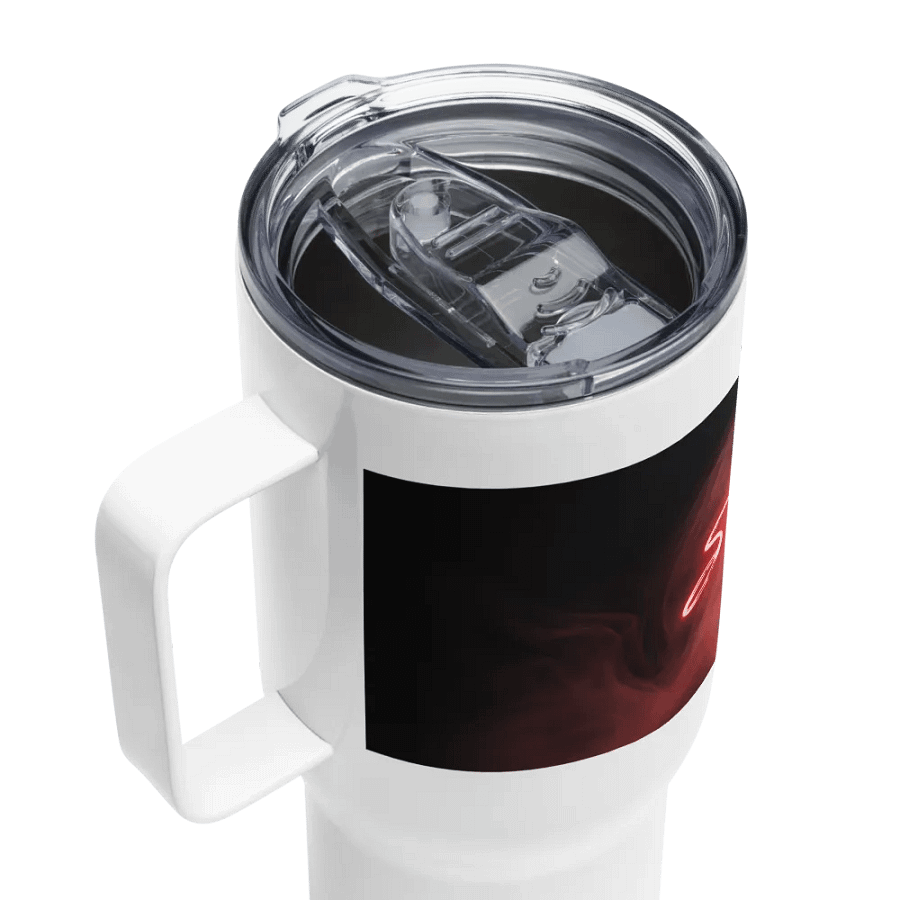 Travel Mug with Handle and Lid - 